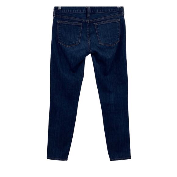 J. Crew Low-Rise Blue Jeans SZ 25 (0) Denim Toothpick Skinny Ankle Medium Wash - Picture 3 of 14